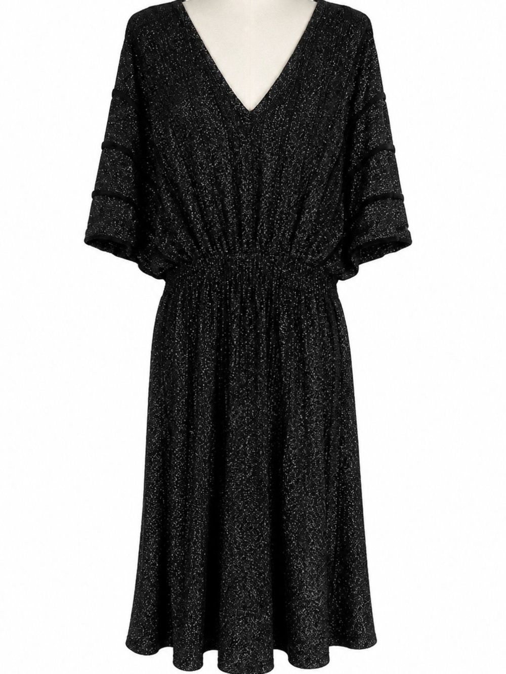 Knitted Knotted Gallant Sweater Shimmer Dress M